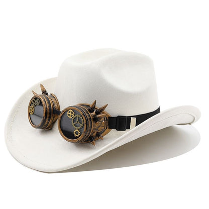 One Piece Fire Fist Ace Cowboy Hat with Goggles | Cosplay Prop