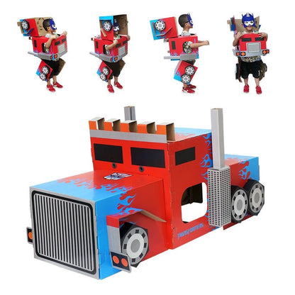 DIY Transforming Robot Costume for Kids