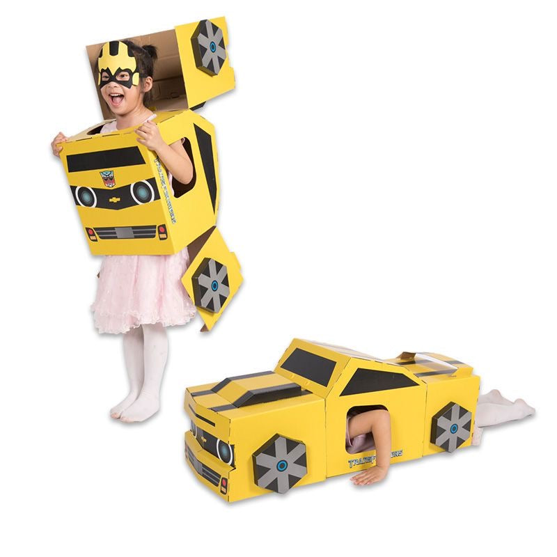 DIY Transforming Robot Costume for Kids
