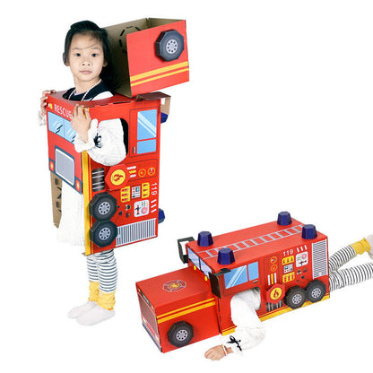 DIY Transforming Robot Costume for Kids