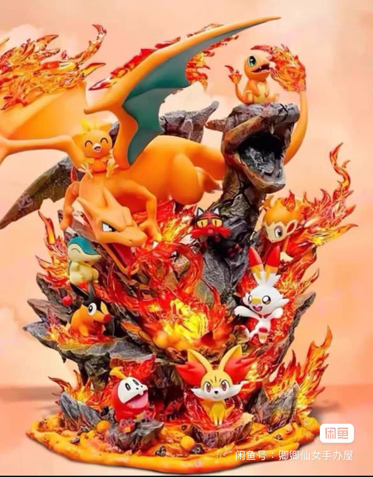 Ultimate Fire Monster Legacy Diorama