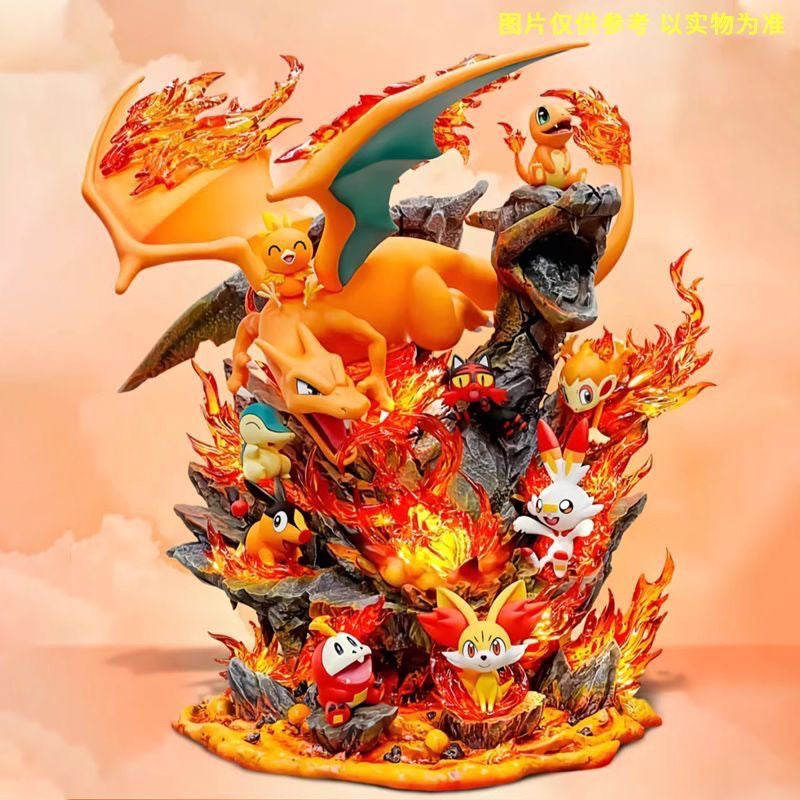 Ultimate Fire Monster Legacy Diorama