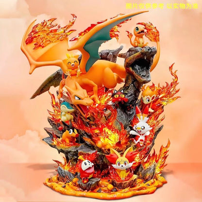 Ultimate Fire Monster Legacy Diorama
