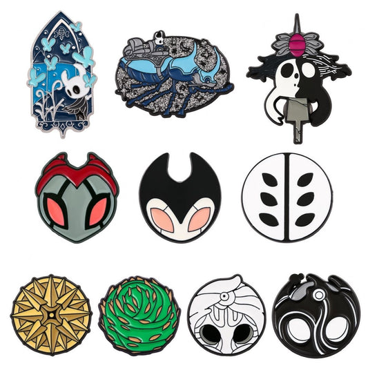 Hollow Knight Enamel Pin Collection $59 USD for 10 pins