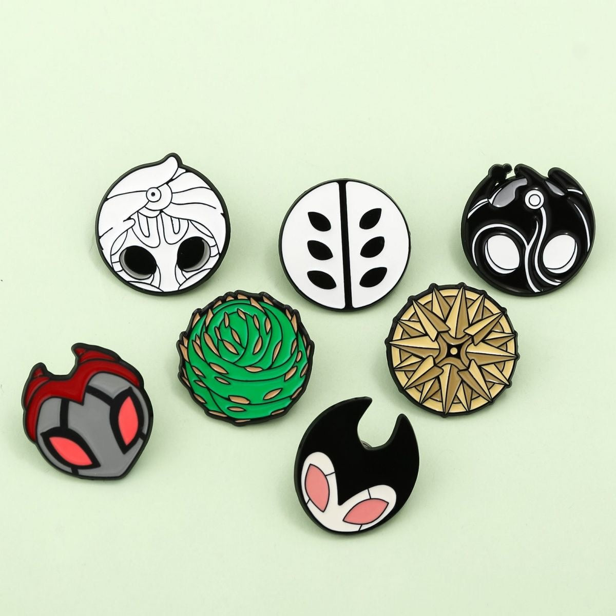 Hollow Knight Enamel Pin Collection $59 USD for 10 pins