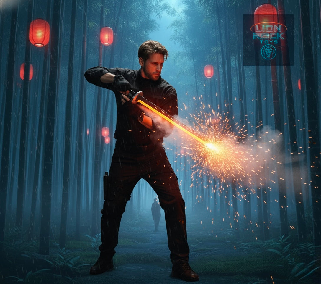 LED Light-Up Cosplay Saber | Steam & Spark FX Sword Prop