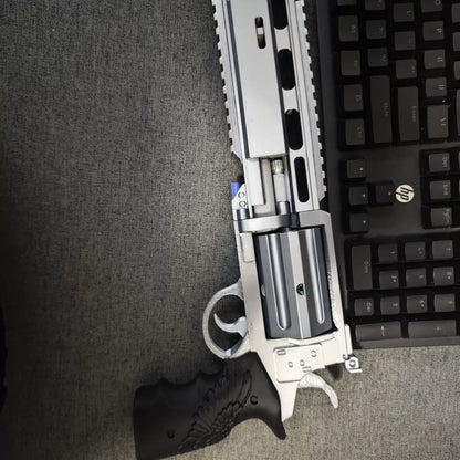 1:1 High-Caliber Revolver Prop | Rotating Cylinder Cosplay Replica
