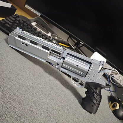 1:1 High-Caliber Revolver Prop | Rotating Cylinder Cosplay Replica