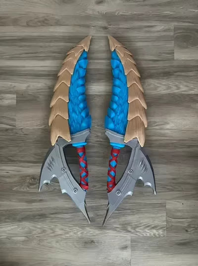 Thunder Wolf Wyvern Dual Blades