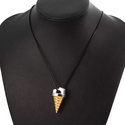 Gurren Lagann Core Drill Necklace / Keychain | Golden Spiral Prop