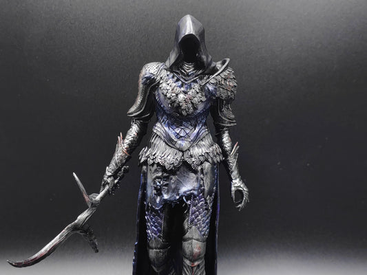 Soulslike Shadow Assassin Statue | Hand-Painted Dark Fantasy Figure