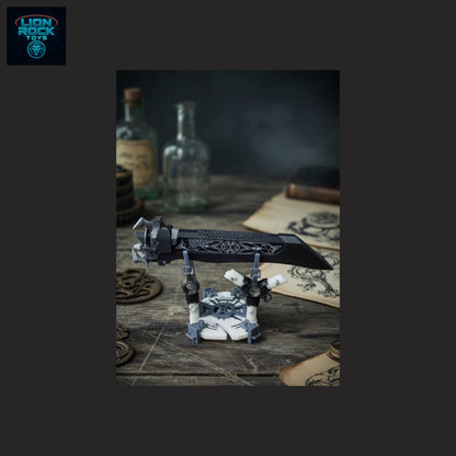 Folding Arm Blade Prop Replica — Engraved Steel-Look Cosplay Sword, Collapsing Mechanism Display Piece