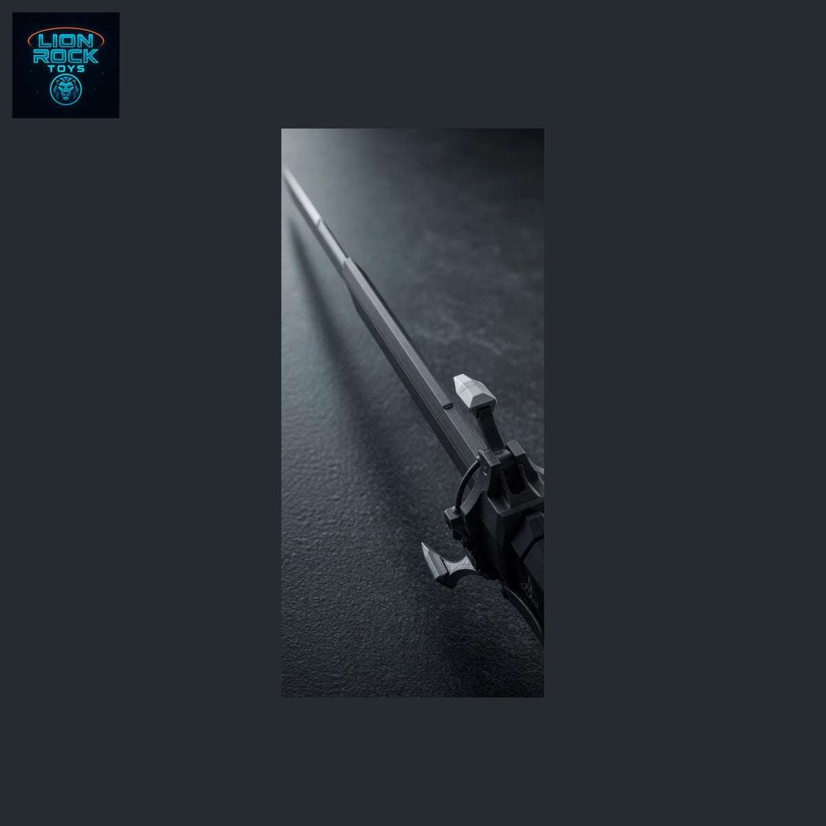 Folding Arm Blade Prop Replica — Engraved Steel-Look Cosplay Sword, Collapsing Mechanism Display Piece