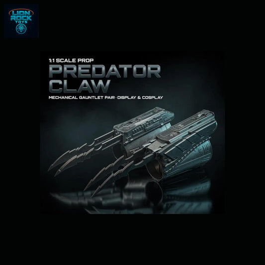 Predator Motorized Retractable Wrist Blade Gauntlet — Electric Extending Claw Cosplay Prop