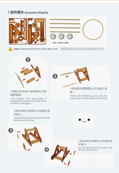 Handmade diy Elementary School Science Experiment Kit Technology Small Crafts steam Teaching Aids and Toys for Foreign Trade Hot Selling Products