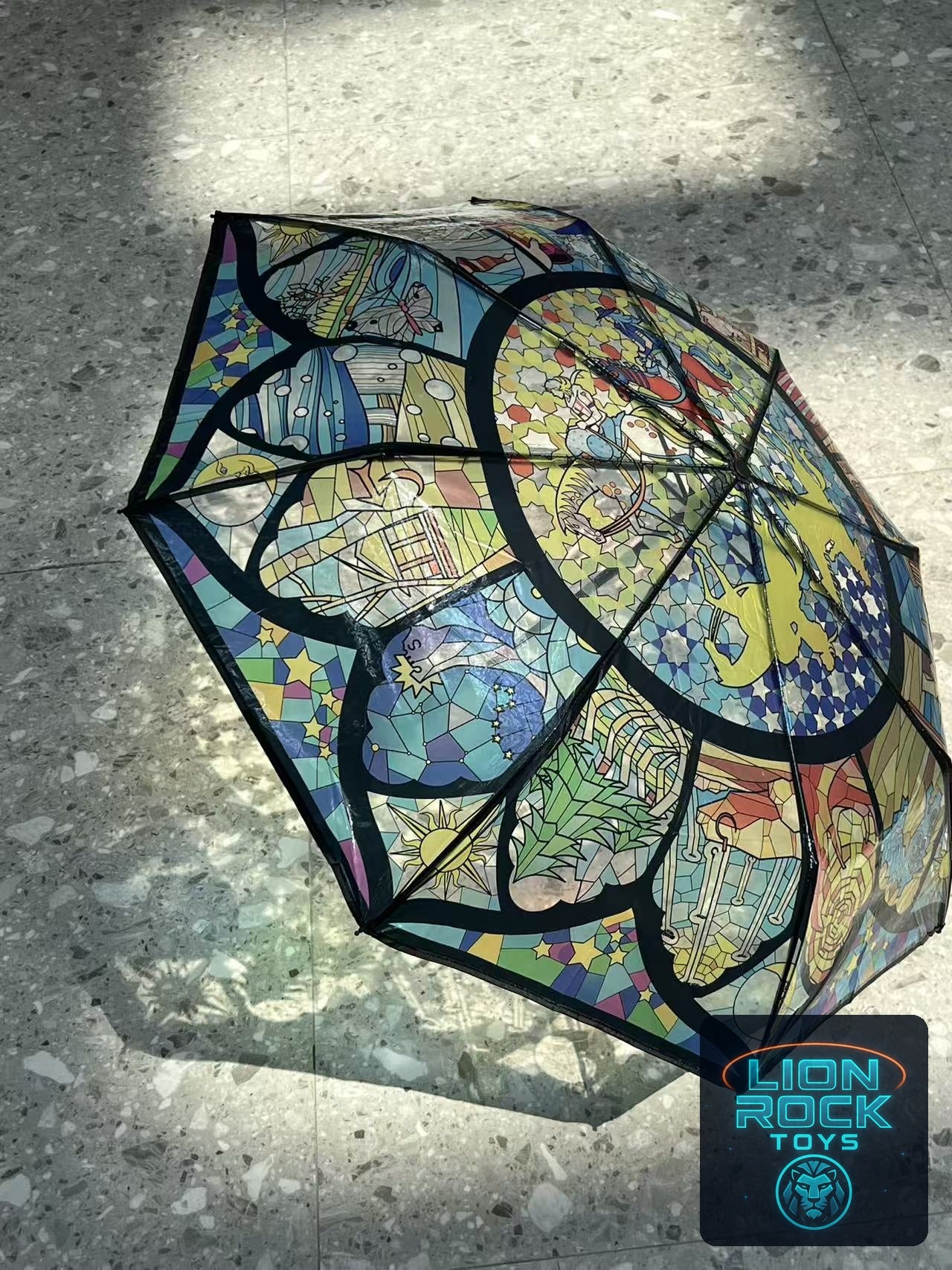 JoJo Steel Ball Run stained glass umbrella