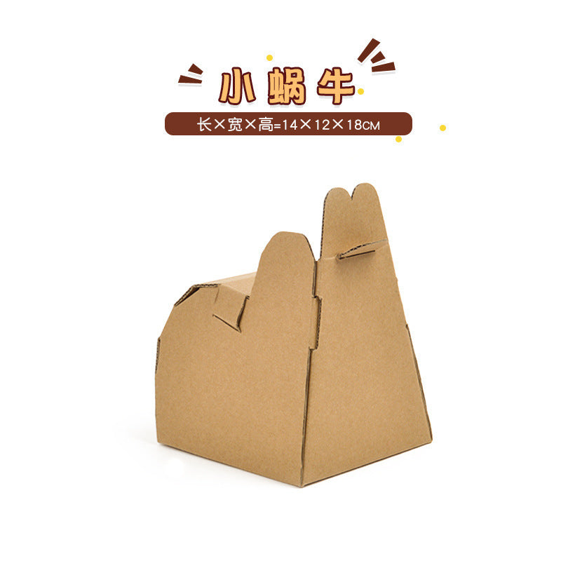 Cardboard Toy Children's Handicraft Creative Cardboard Box Small Car Tank Making Materials Kindergarten Homework Private Domain Group Buying