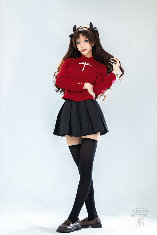 Fate Rin Tohsaka casual outfit cosplay set - photo 1