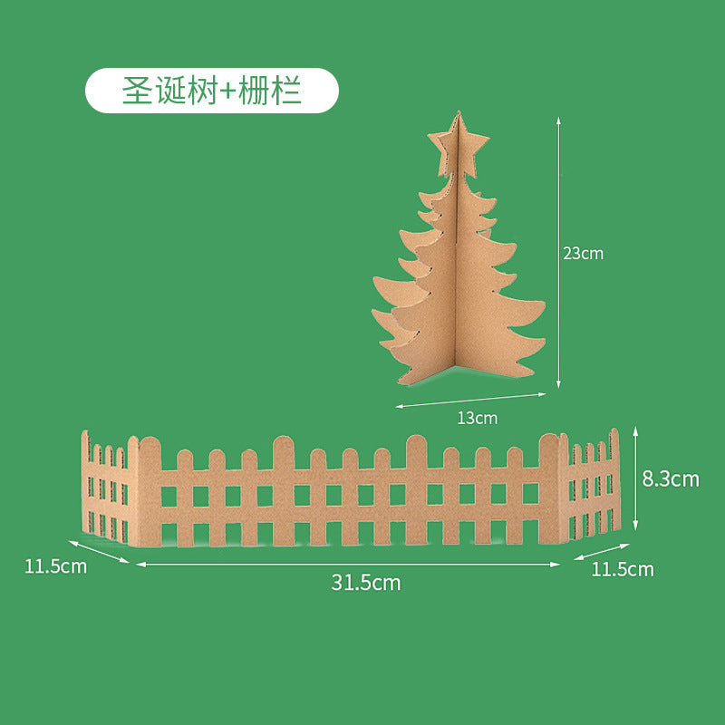Cardboard Toy Children's Handicraft Creative Cardboard Box Small Car Tank Making Materials Kindergarten Homework Private Domain Group Buying