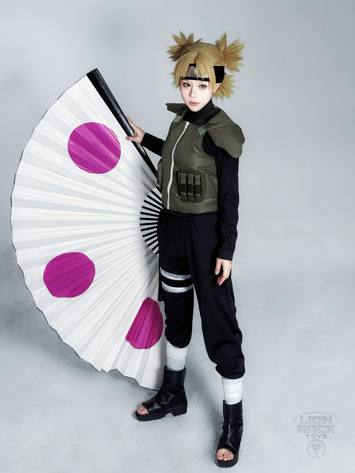 Green tactical vest kunoichi cosplay set - photo 1