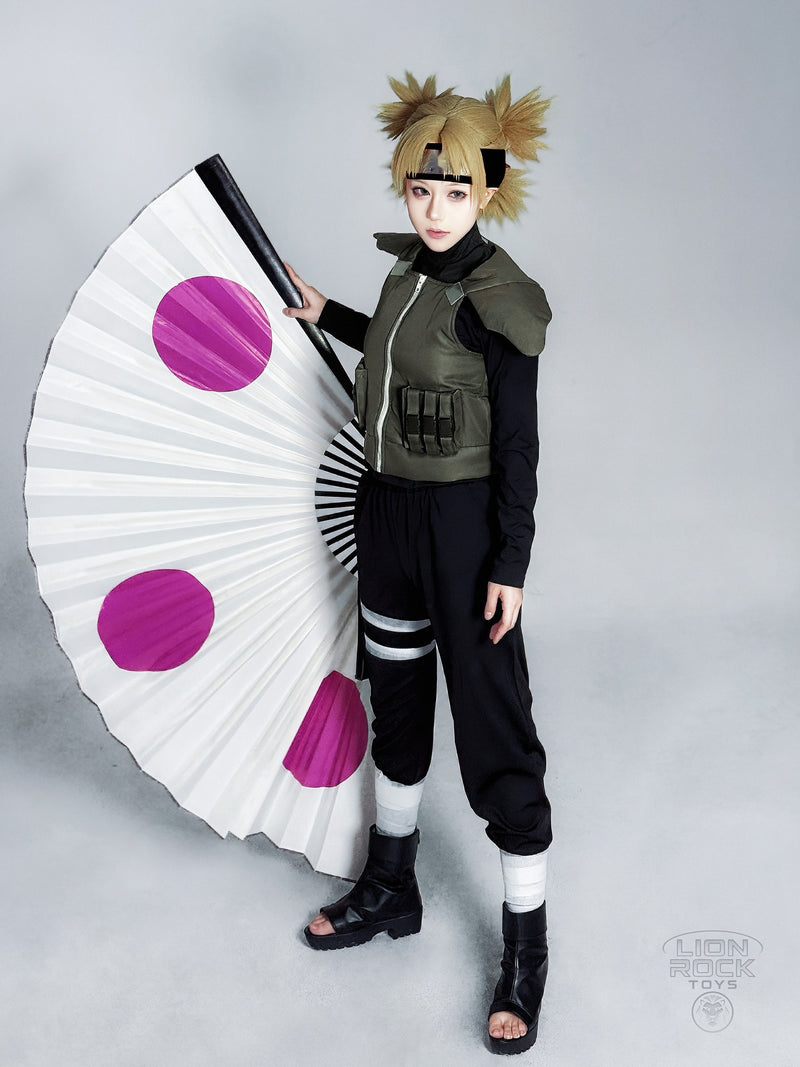 Green tactical vest kunoichi cosplay set - photo 1