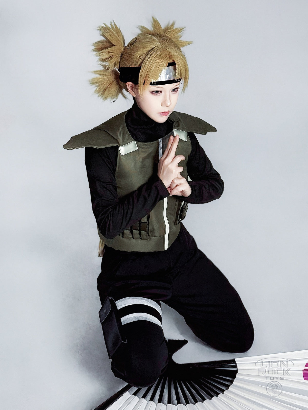 Green tactical vest kunoichi cosplay set - photo 4