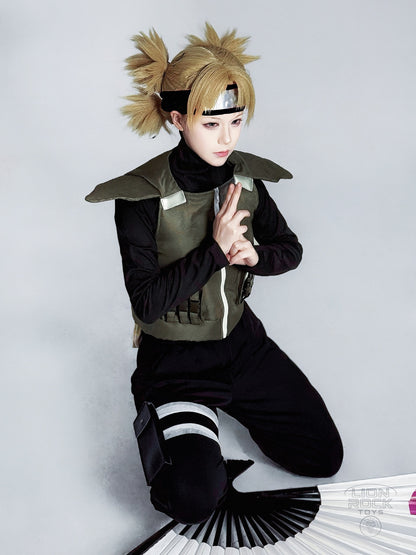 Green tactical vest kunoichi cosplay set - photo 4