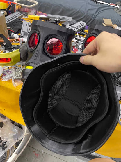 Grim Reaper Tactical Helmet real product - interior mesh padding