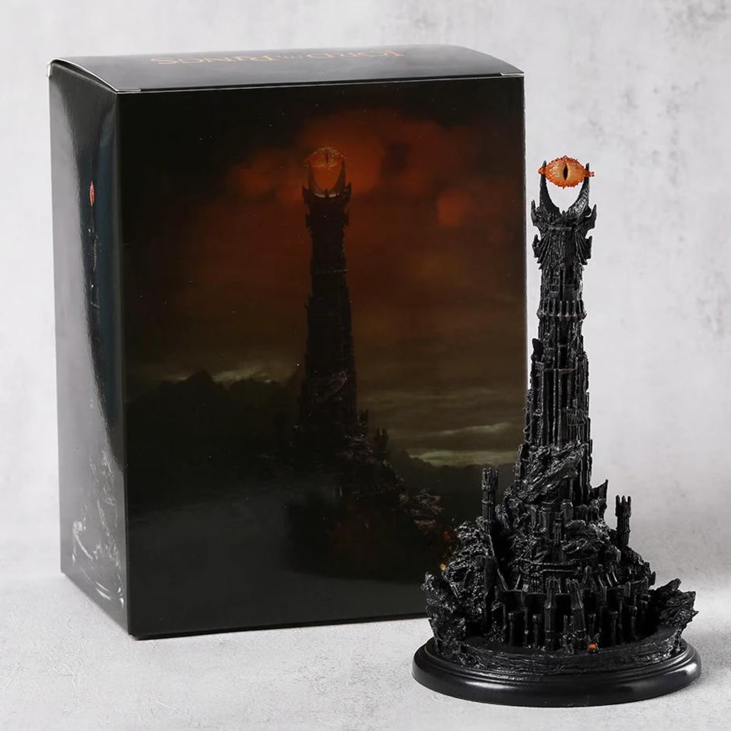 Eye of Sauron LED Dark Tower Statue | Lord of the Rings Diorama