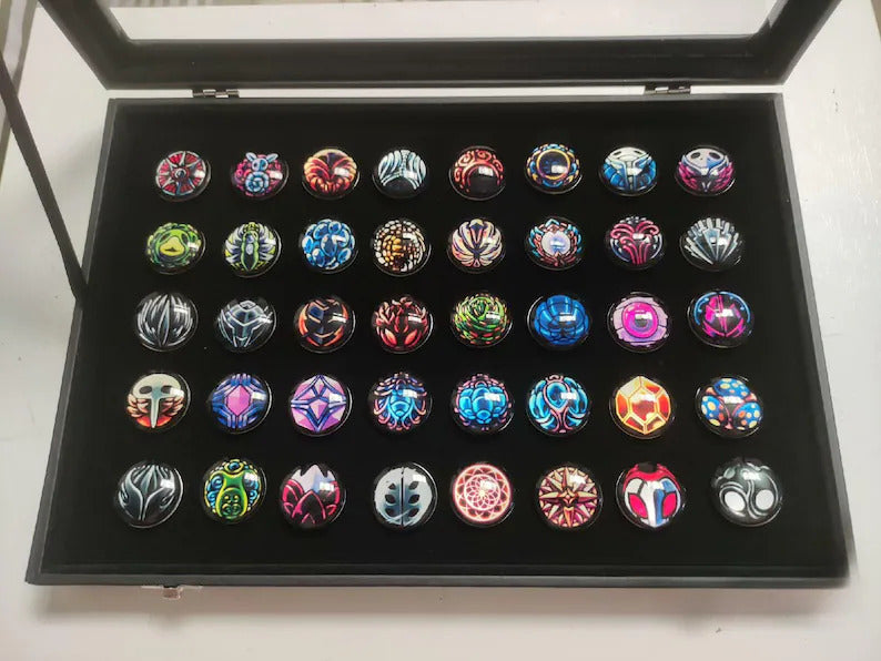 Hollow Knight Magnetic Charm Set - Game Accessories & Collectible Fan Gift