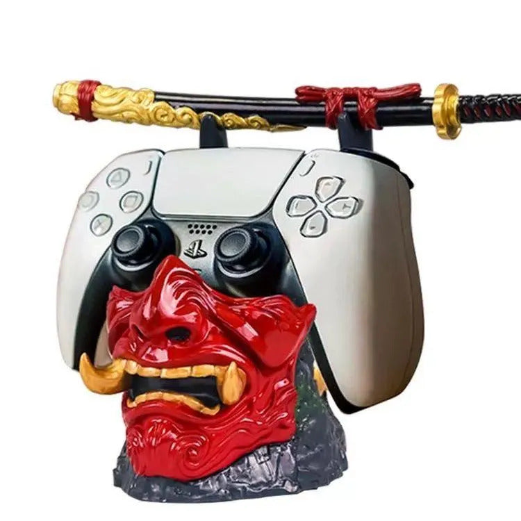 Samurai Oni Mask Controller Stand