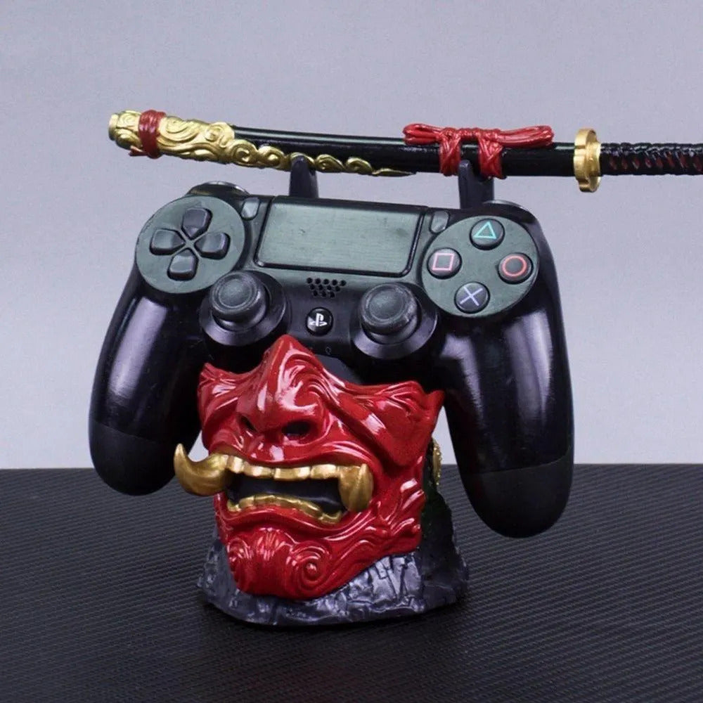 Samurai Oni Mask Controller Stand