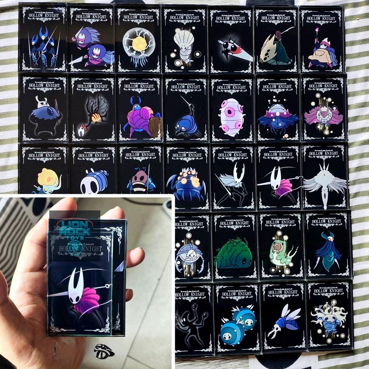 Hollow Knight Boss Acrylic Magnets: Hallownest Collection, Video Game Decor