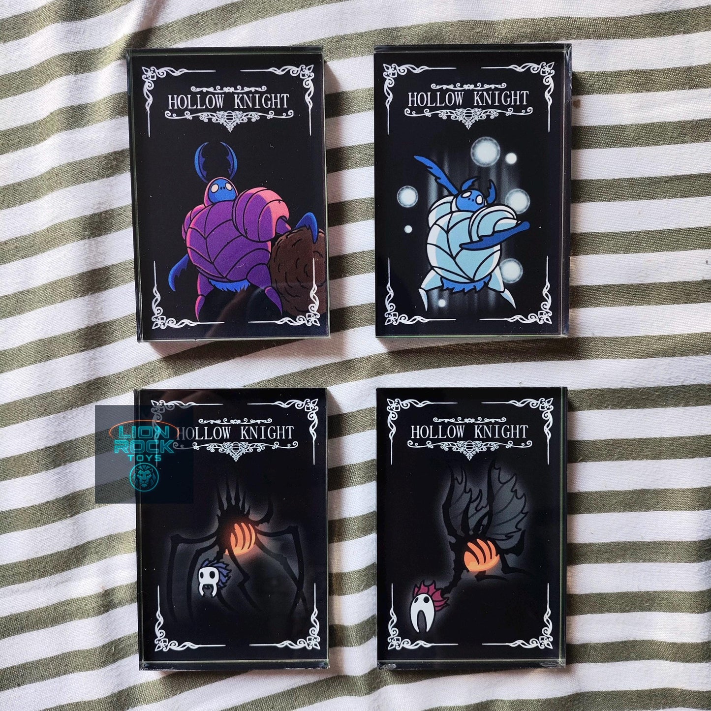 Hollow Knight Boss Acrylic Magnets: Hallownest Collection, Video Game Decor