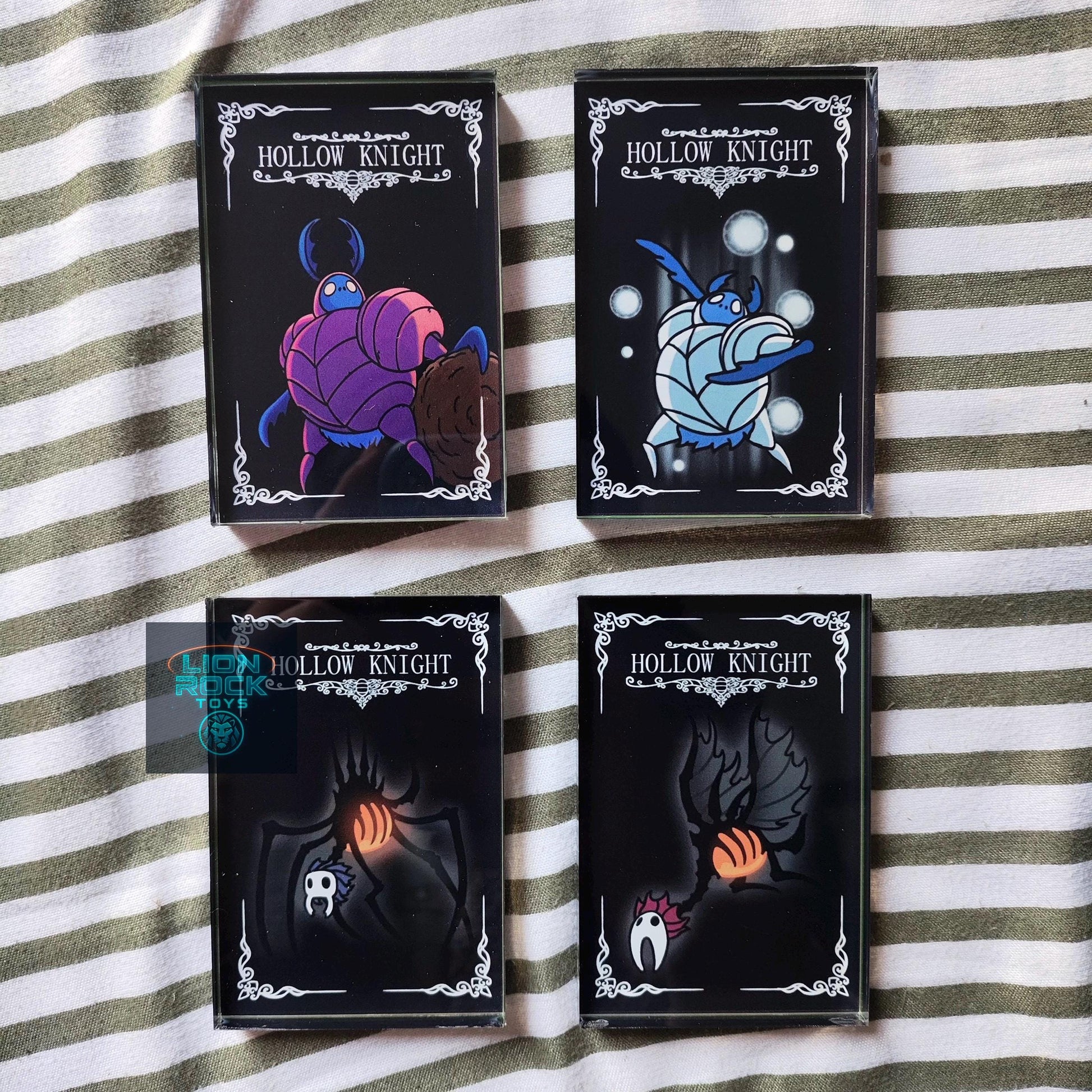 Hollow Knight Boss Acrylic Magnets: Hallownest Collection, Video Game Decor