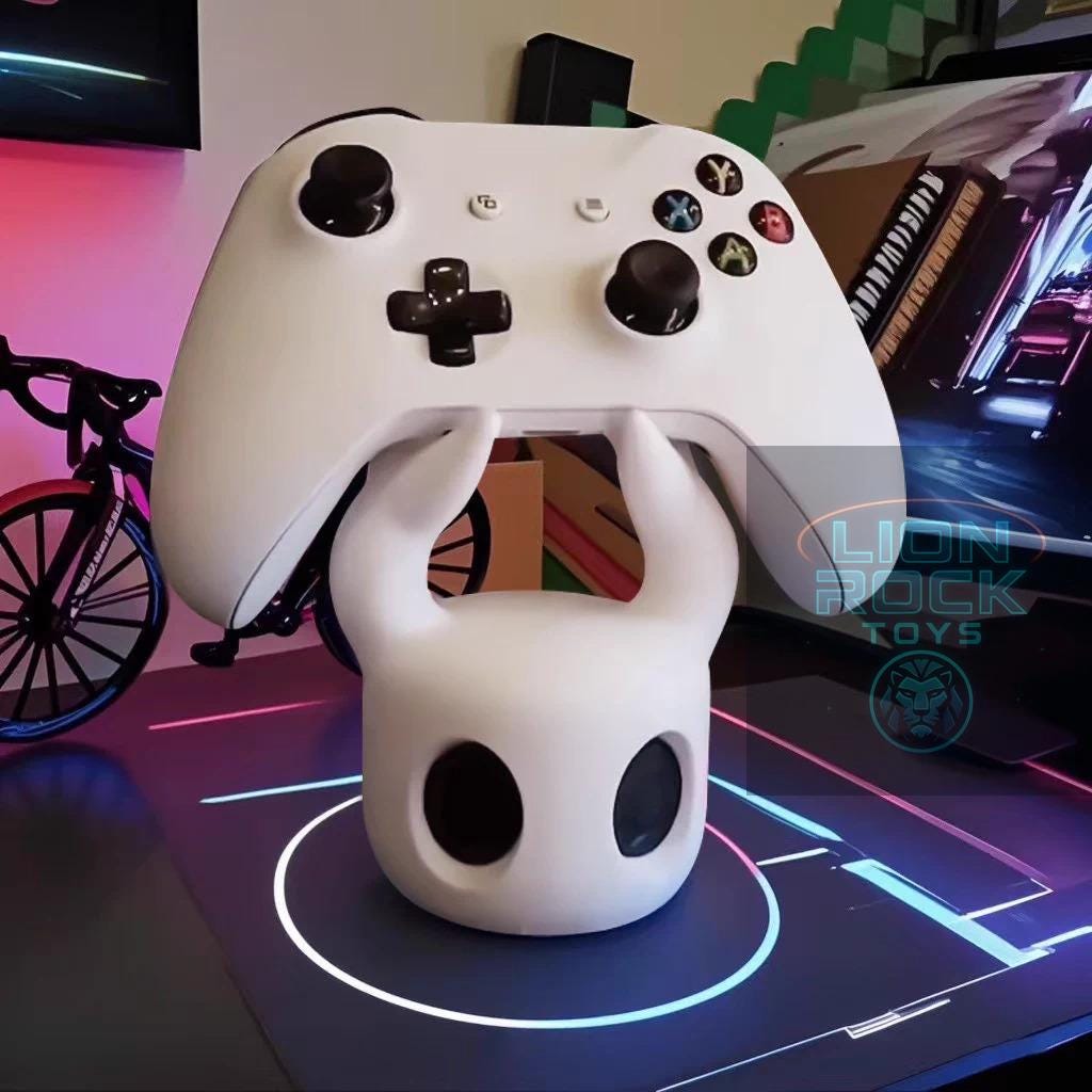 Hollow Knight Controller Stand, Headset Holder, Gamer Desk Decor