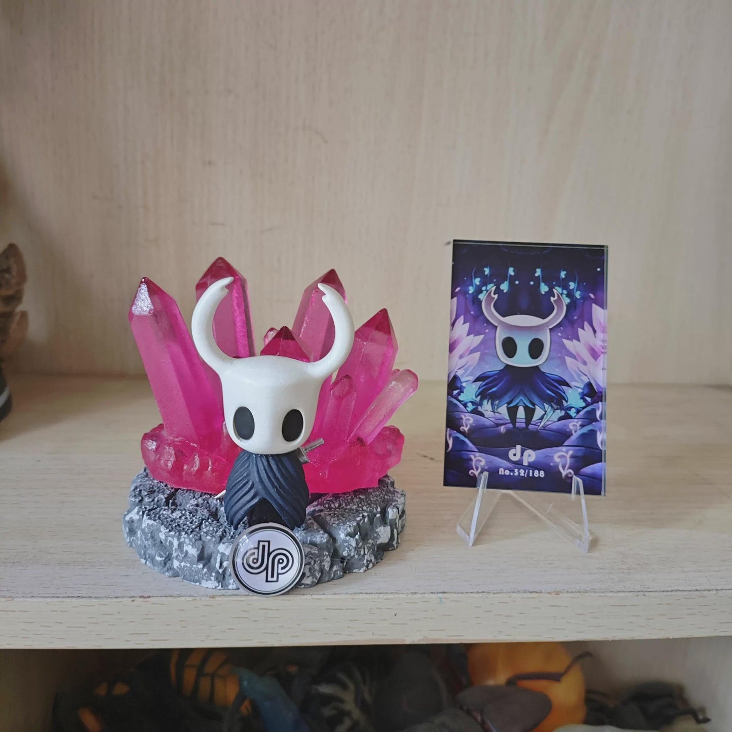 Hollow Knight Diorama | The Knight & Bench LED Lamp, Collector's Figurine