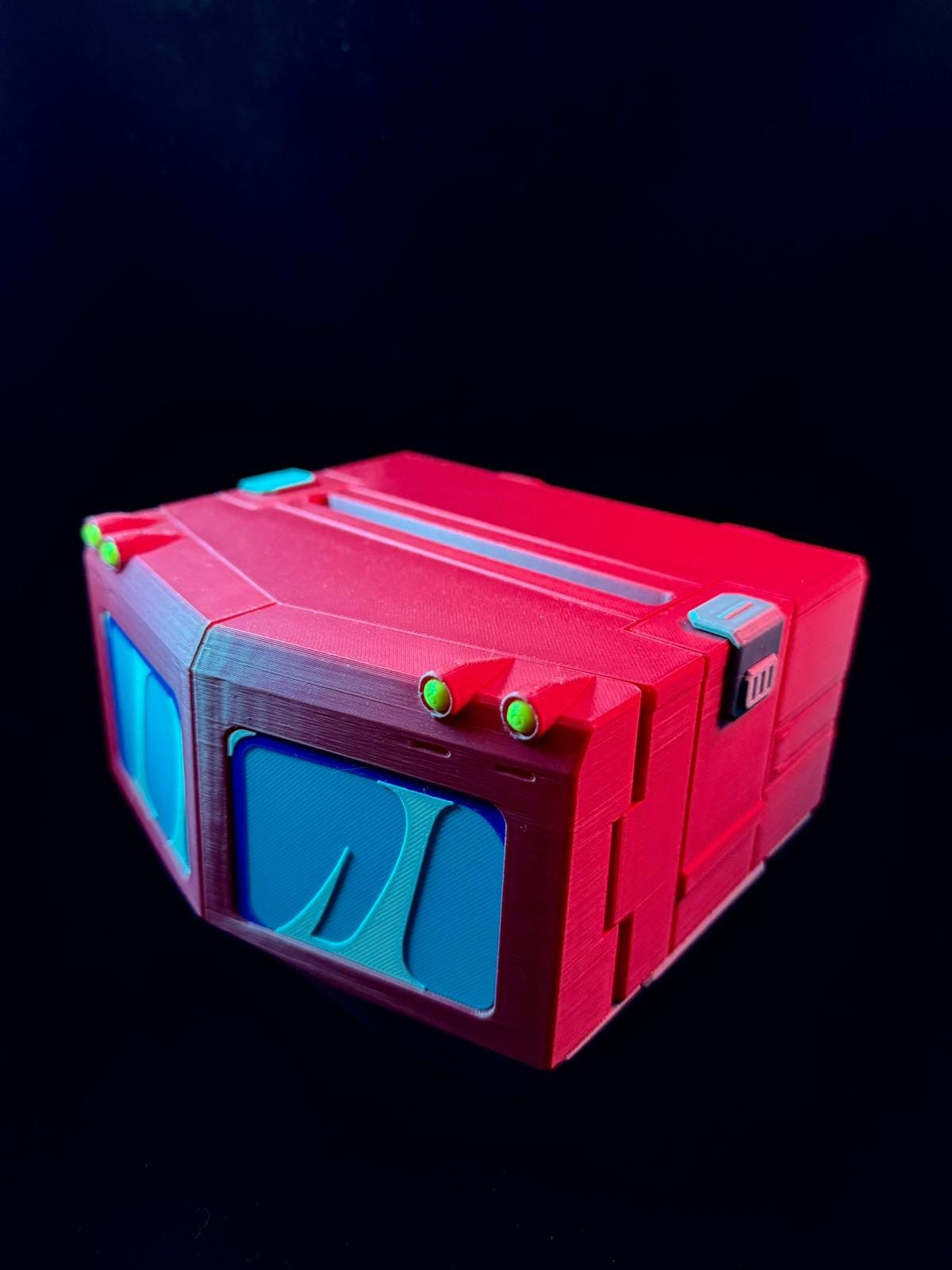Optimus Prime Inspired Tissue Box, 3D Printed Robot Desk Organizer