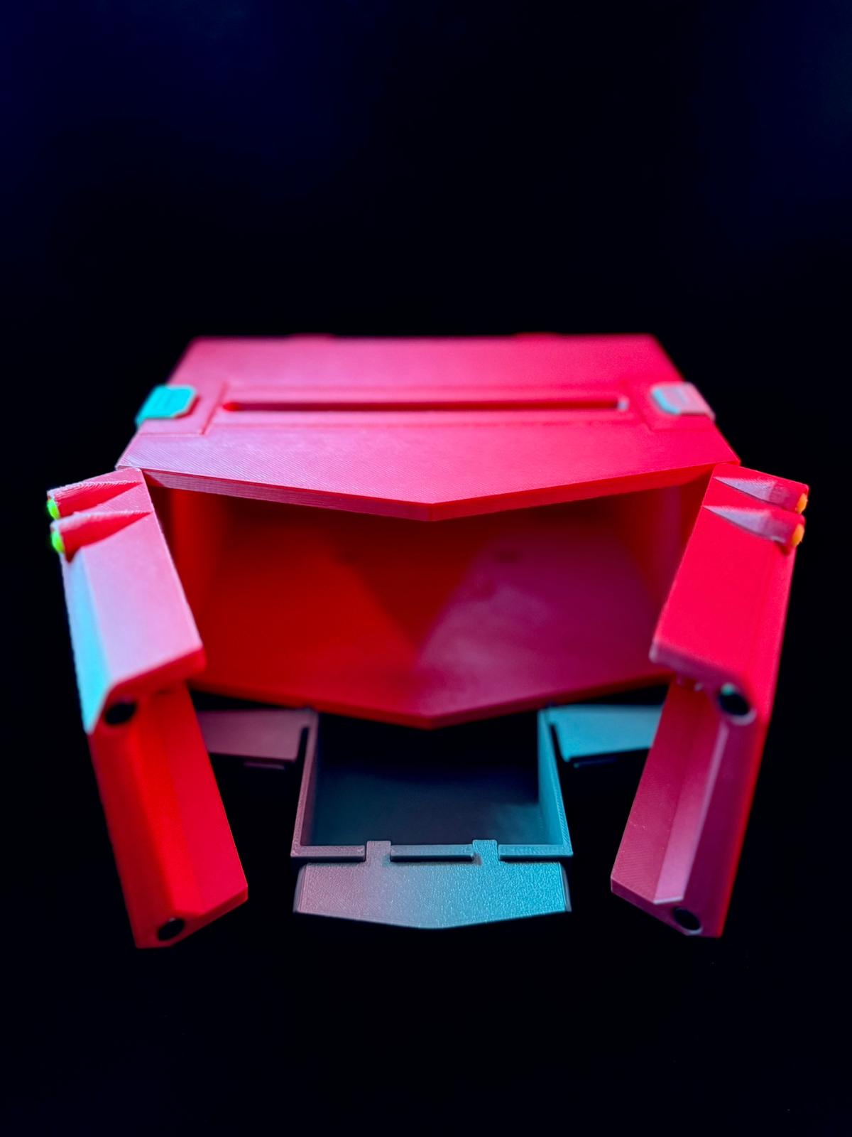 Optimus Prime Inspired Tissue Box, 3D Printed Robot Desk Organizer