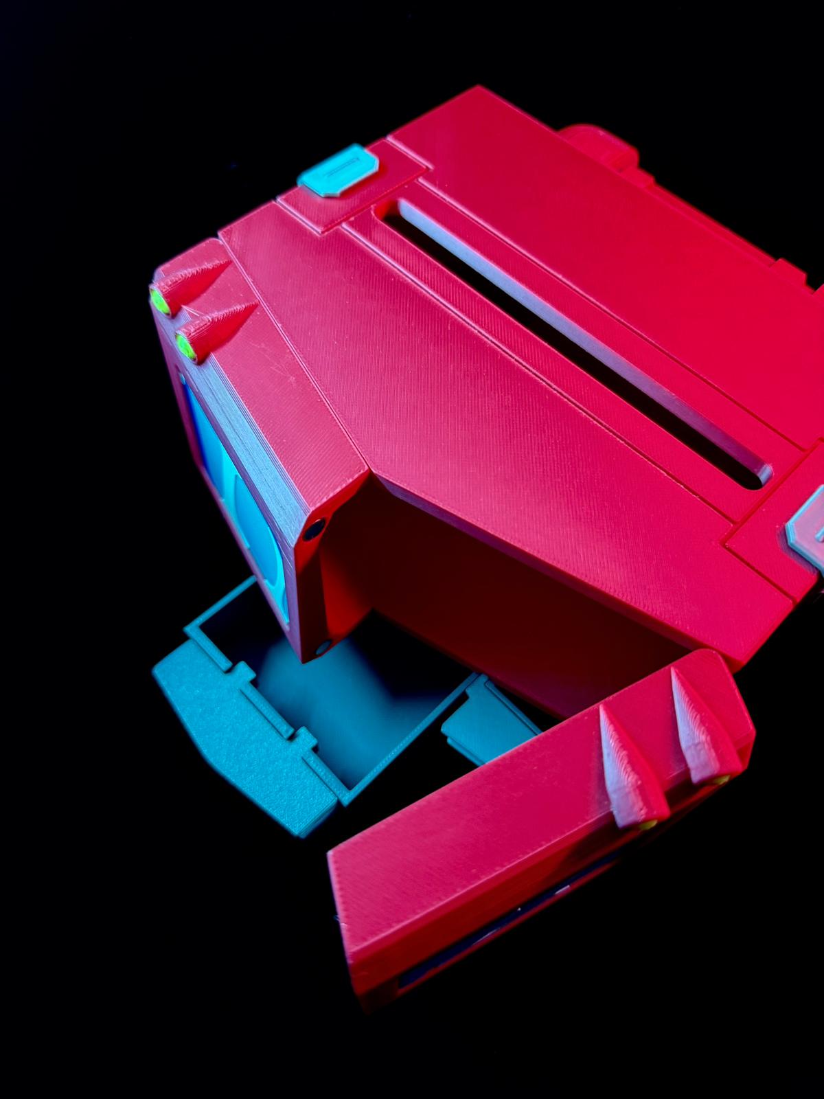 Optimus Prime Inspired Tissue Box, 3D Printed Robot Desk Organizer