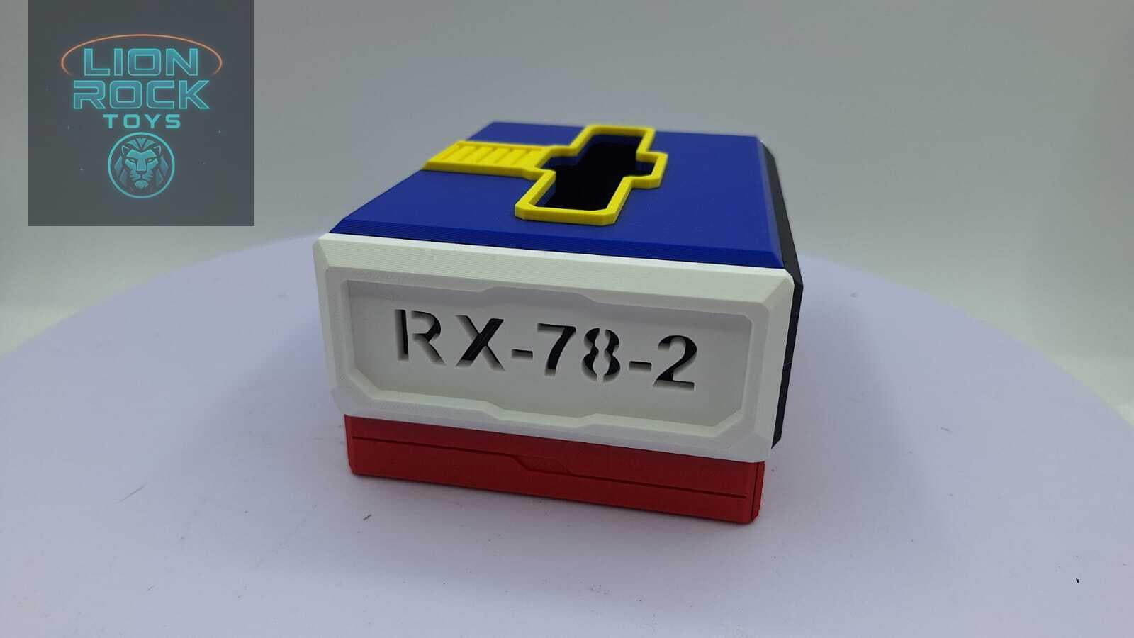 Mecha Robot Tissue Box & Phone Stand - 3D Printed Anime Robot Desk Organizer - Mecha Home Decor - Anime Gamer Gift for Him