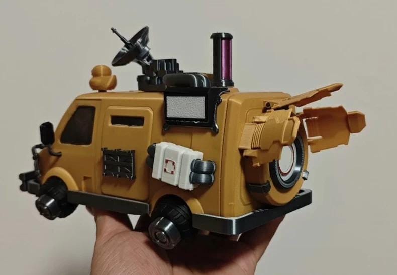 Tactical Duck and Supply Dog Figurines - 3D Printed Gamer Desk Decor | Magnetic Gear Escape Shooter Gaming Gift
