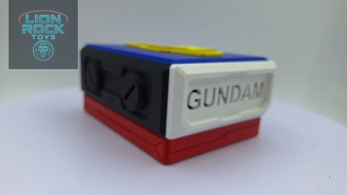 Mecha Robot Tissue Box & Phone Stand - 3D Printed Anime Robot Desk Organizer - Mecha Home Decor - Anime Gamer Gift for Him