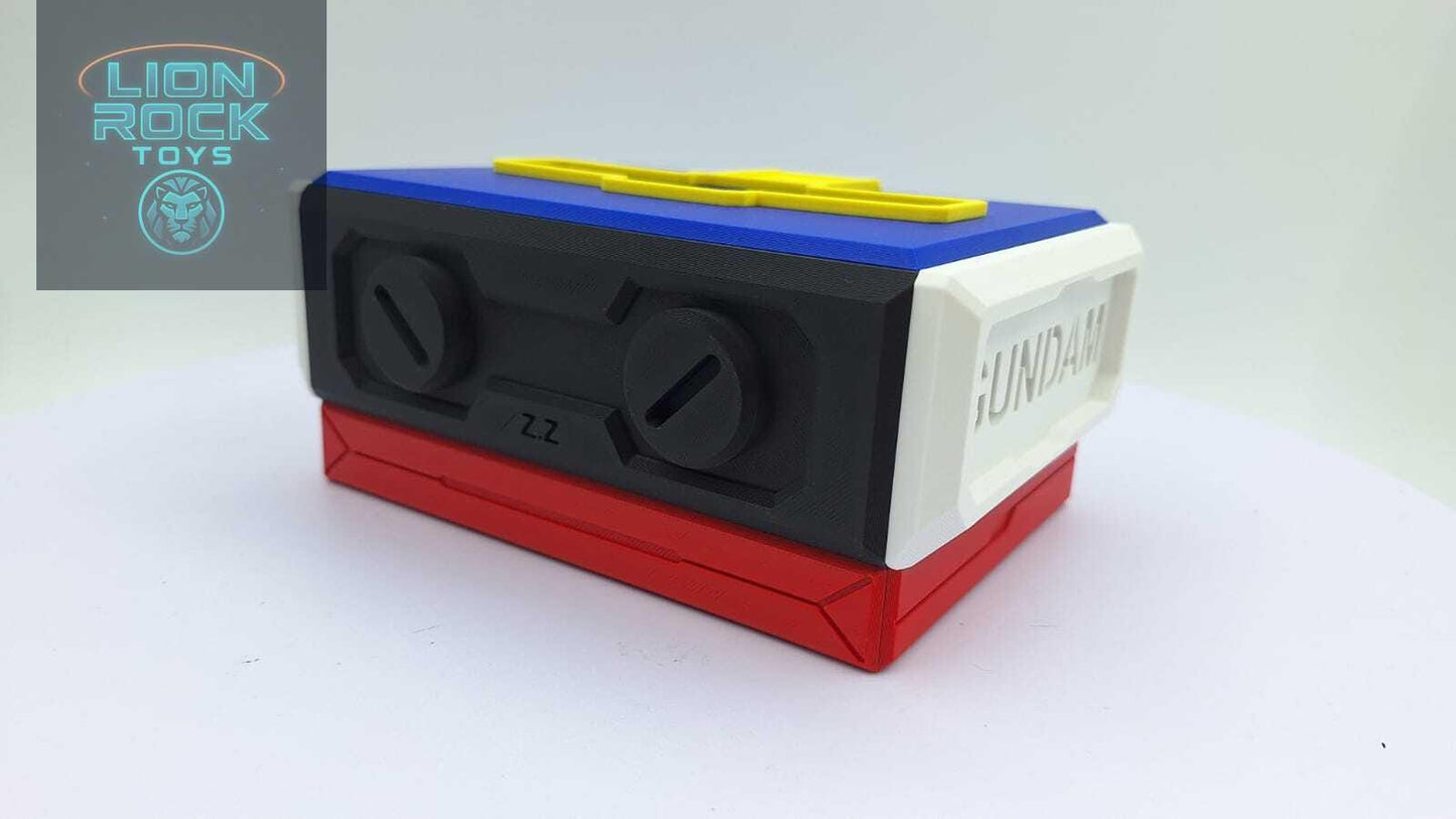 Mecha Robot Tissue Box & Phone Stand - 3D Printed Anime Robot Desk Organizer - Mecha Home Decor - Anime Gamer Gift for Him