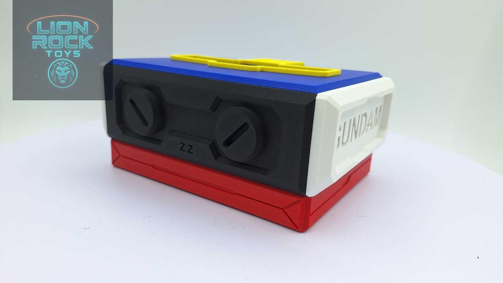 Mecha Robot Tissue Box & Phone Stand - 3D Printed Anime Robot Desk Organizer - Mecha Home Decor - Anime Gamer Gift for Him