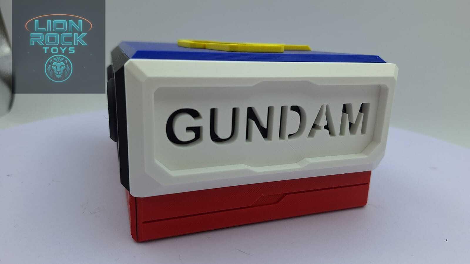 Mecha Robot Tissue Box & Phone Stand - 3D Printed Anime Robot Desk Organizer - Mecha Home Decor - Anime Gamer Gift for Him