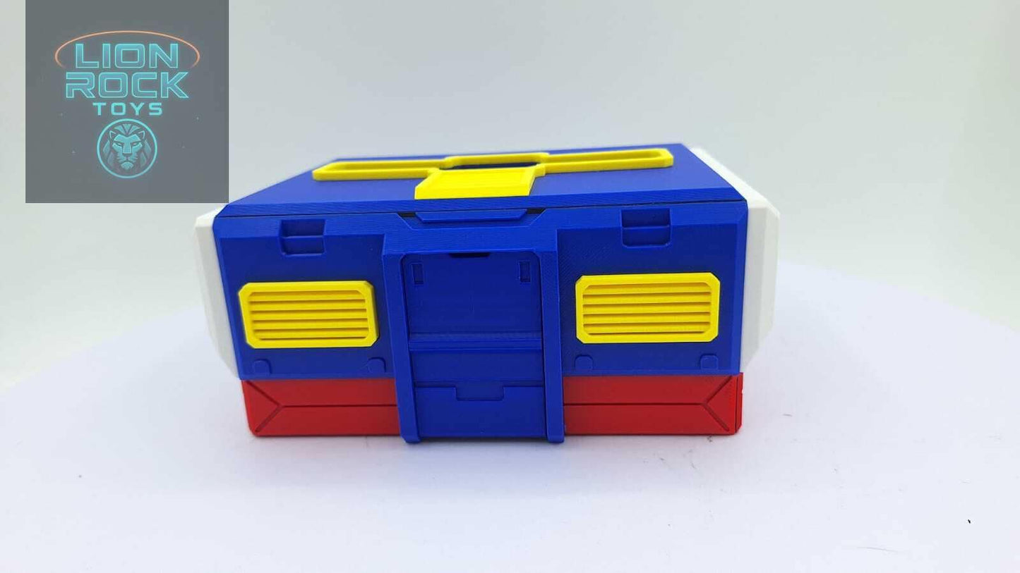 Mecha Robot Tissue Box & Phone Stand - 3D Printed Anime Robot Desk Organizer - Mecha Home Decor - Anime Gamer Gift for Him