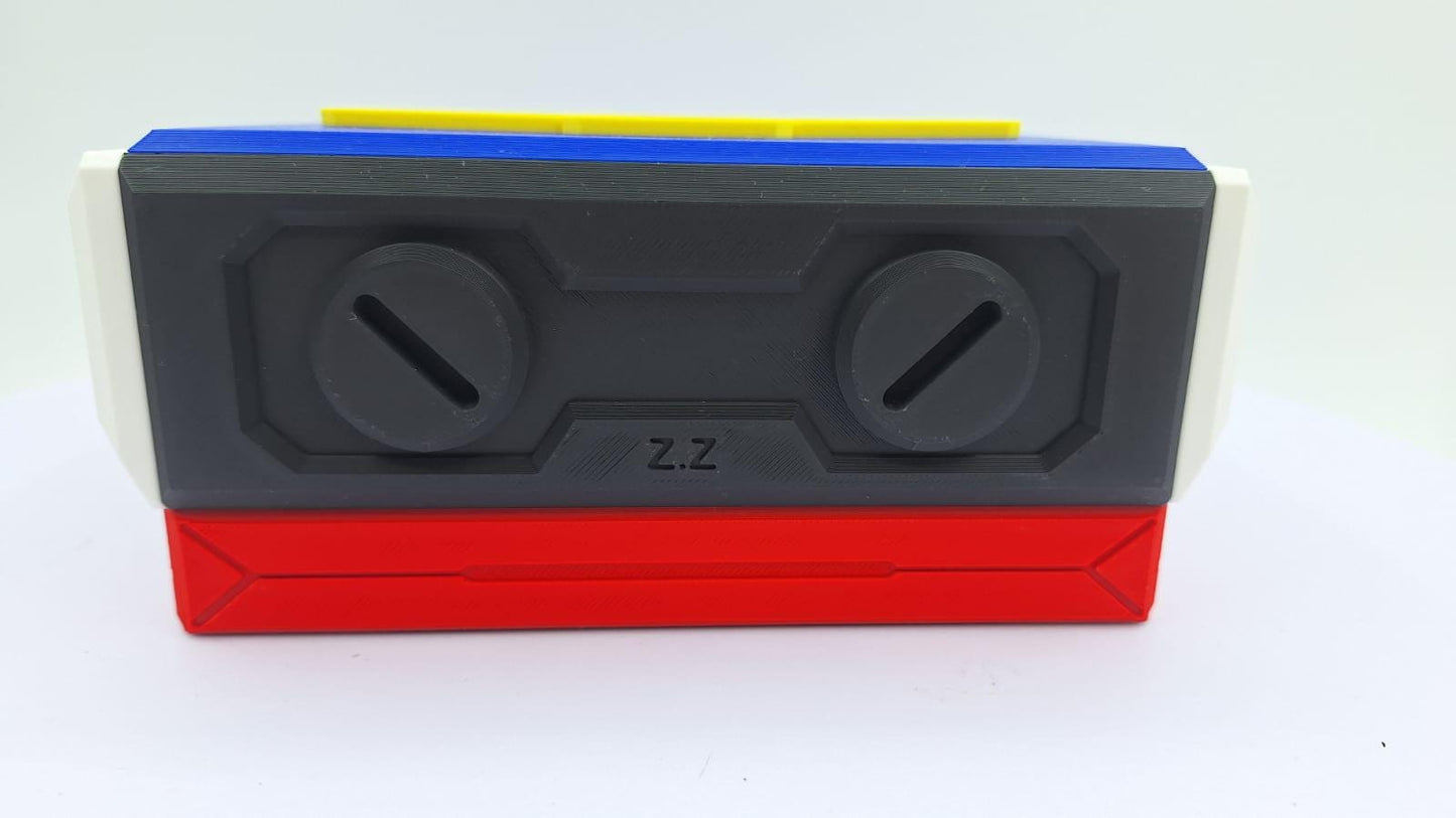 Mecha Robot Tissue Box & Phone Stand - 3D Printed Anime Robot Desk Organizer - Mecha Home Decor - Anime Gamer Gift for Him