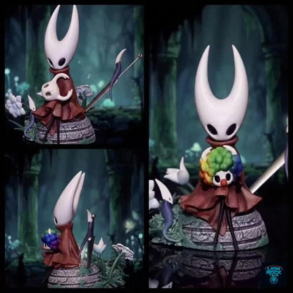 Hollow Knight Hornet Greenpath Diorama - 10cm Statue with Silksong Clown Mask | Silksong Waiting Gift Gamer Desk Decor