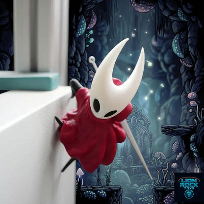 Hollow Knight Inspired Magnetic Figures - 3D Printed Hornet & The Knight Fridge Decor - Silksong Gamer Gift - Climbing Bug Hero Statues